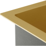 Мойка для кухни с коландером из нержавеющей стали GAPPO GS5050-3 сатин золотой